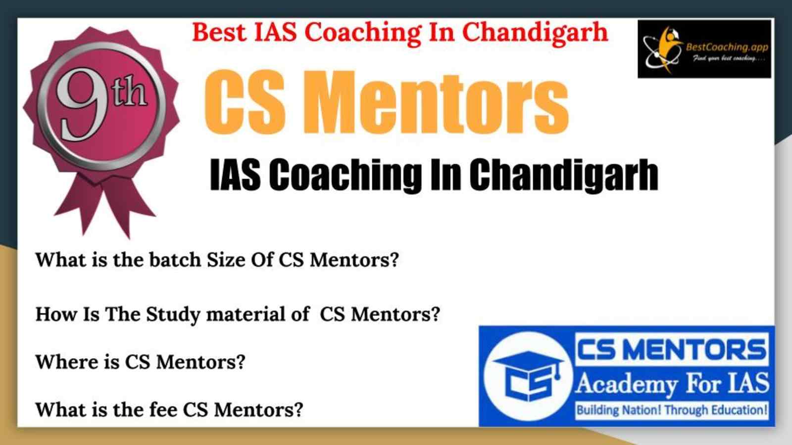 Top IAS Coaching In Chandigarh