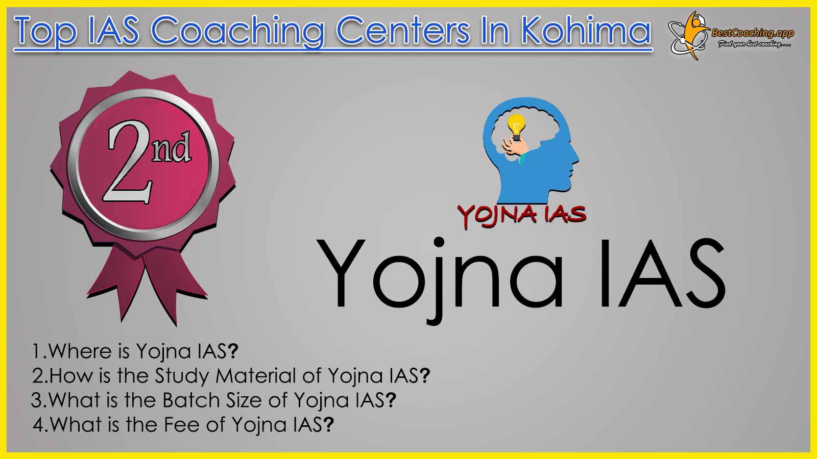 Rank 2 Best IAS Coaching in Kohima