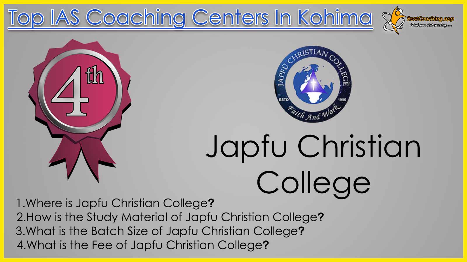 Best IAS Coaching in Kohima