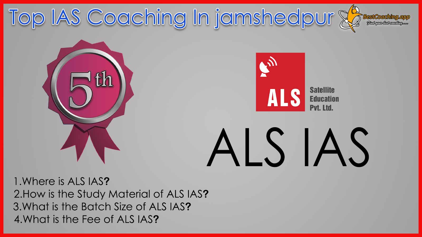 ALS IAS Coaching