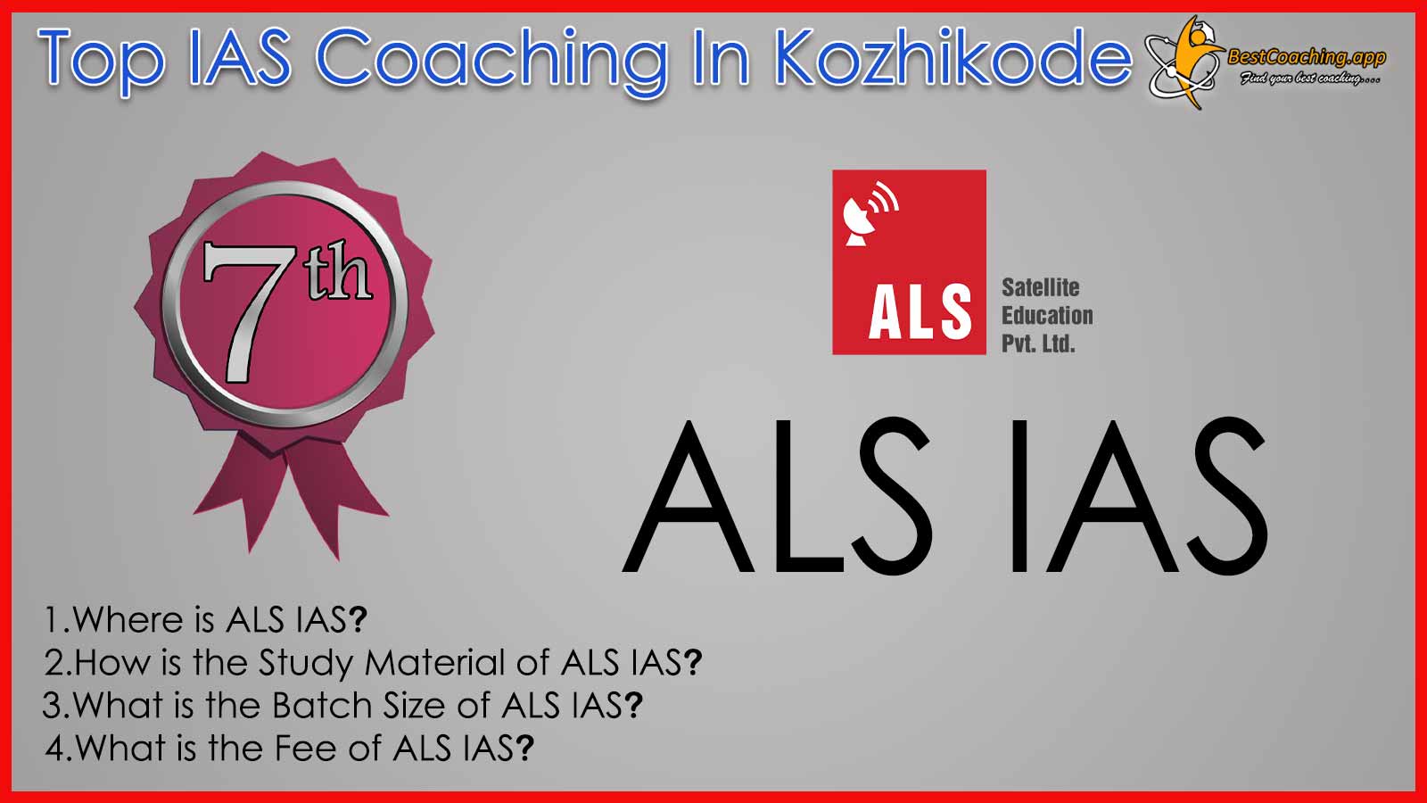 ALS IAS Coaching