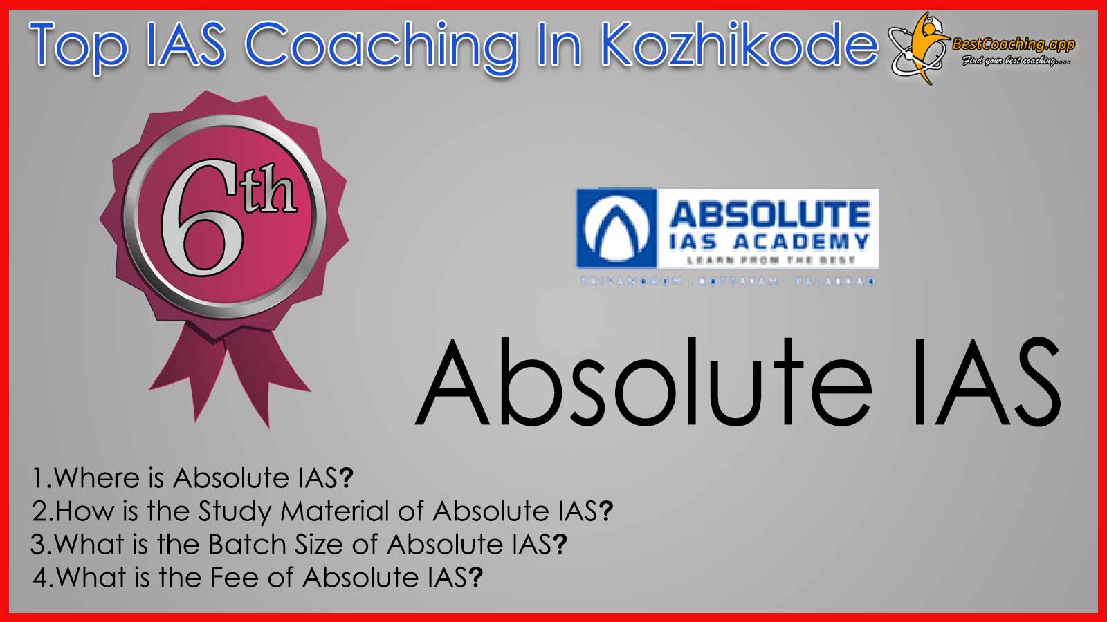 Absolute IAS Academy