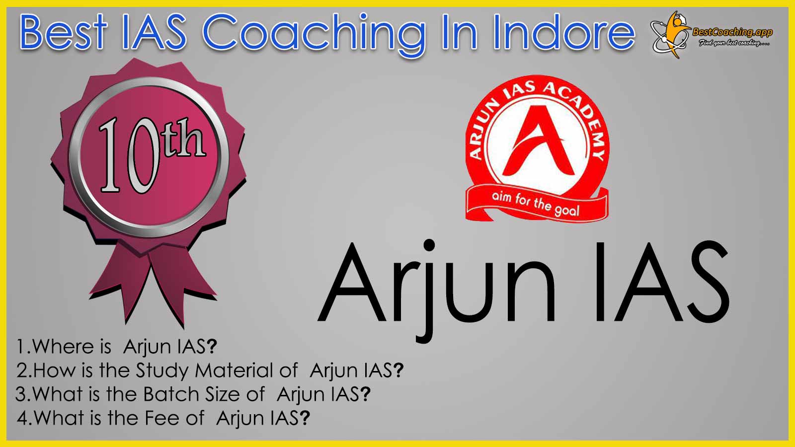 Arjun IAS Coaching in Indore