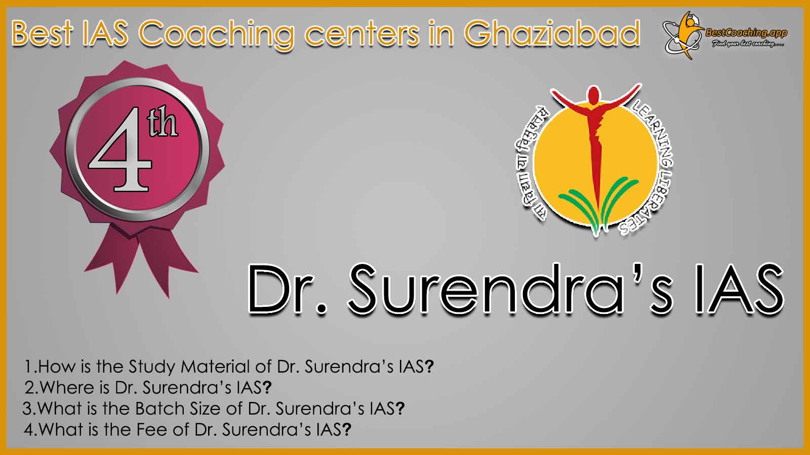 4th Best IAS Coaching in Ghaziabad