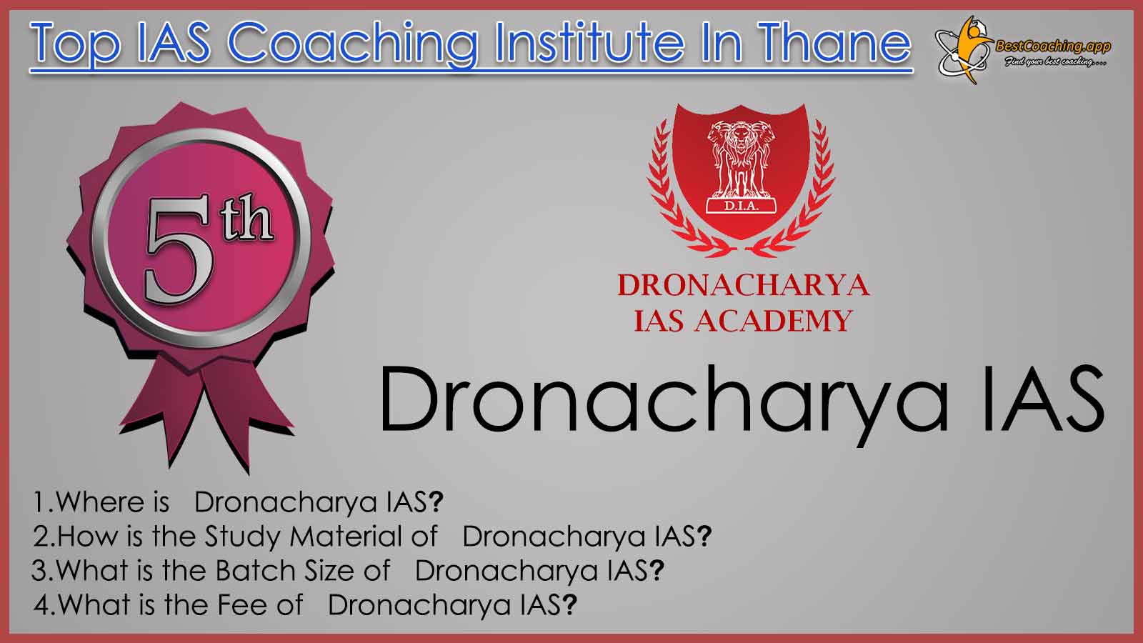 Dronacharya IAS