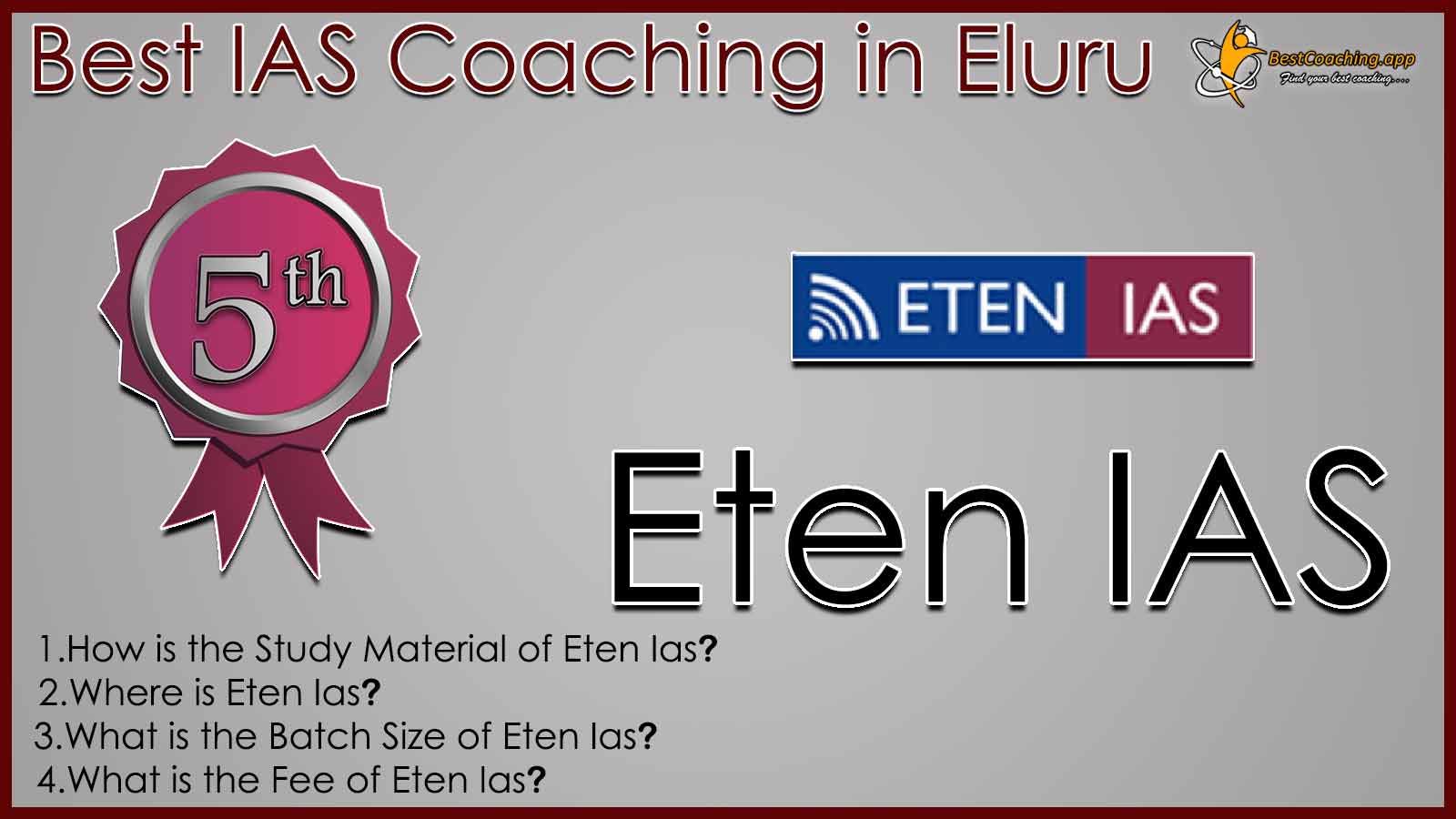 Top IAS Coaching of Eluru