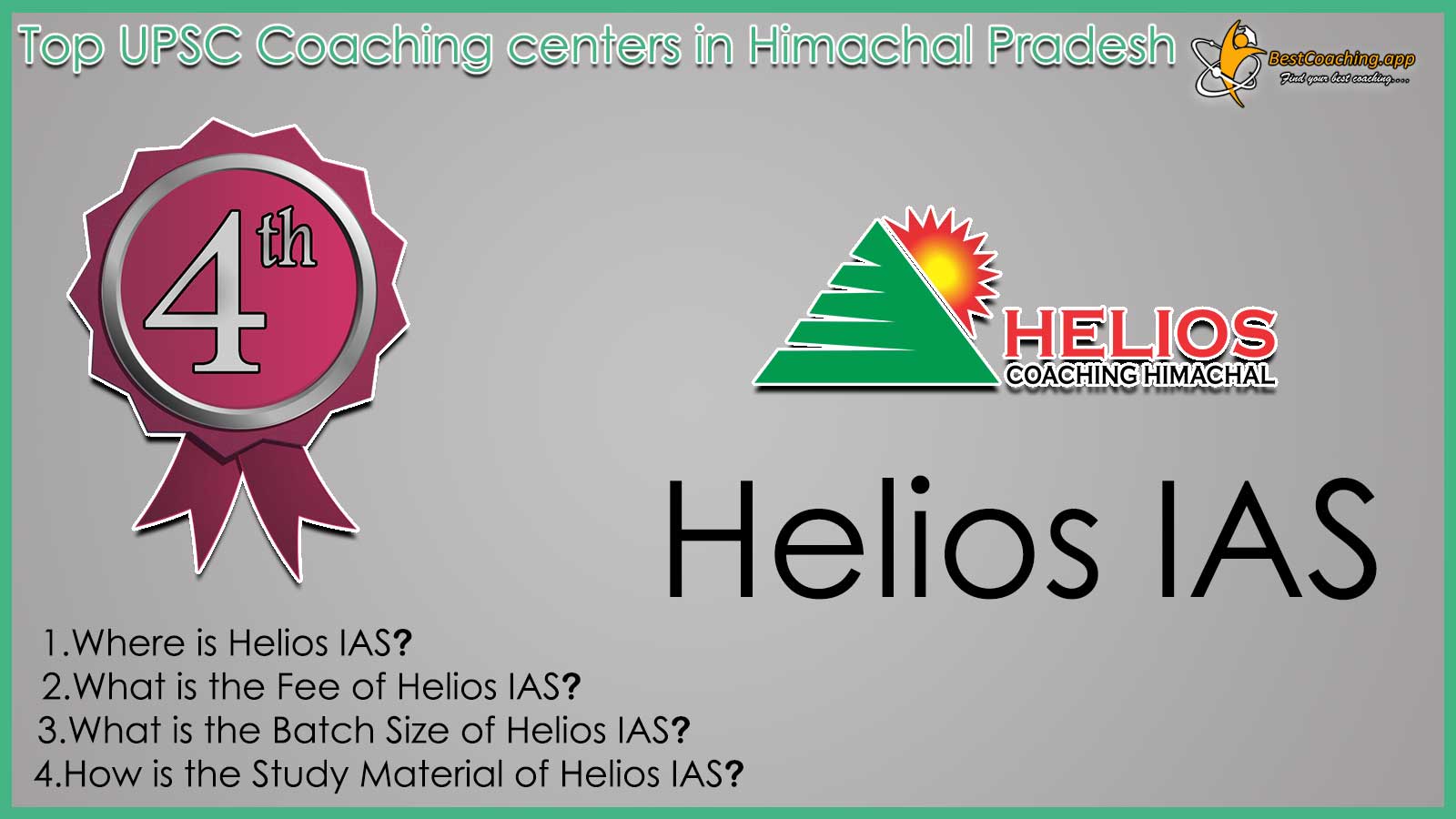 Top IAS Coaching in Himachal Pradesh