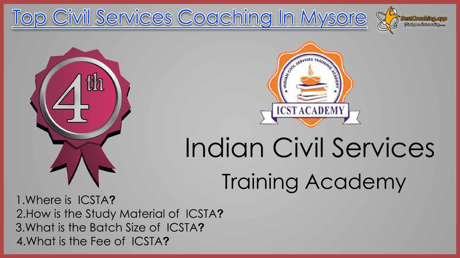 Indian civil Services Training Academy Coaching Centre