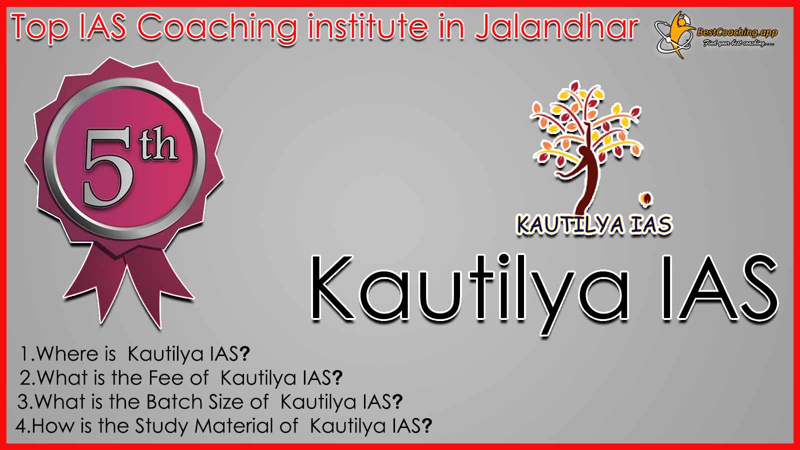 Top IAS Coaching institute in Jalandhar || Details of major IAS Coaching