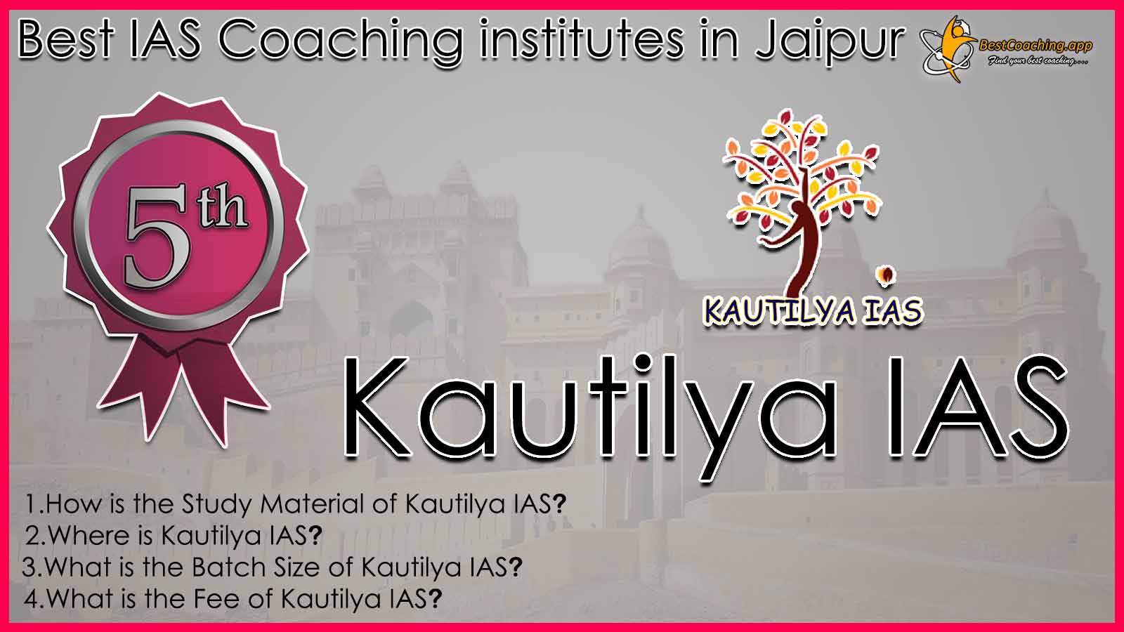 Kautilya IAS Coaching in Jaipur