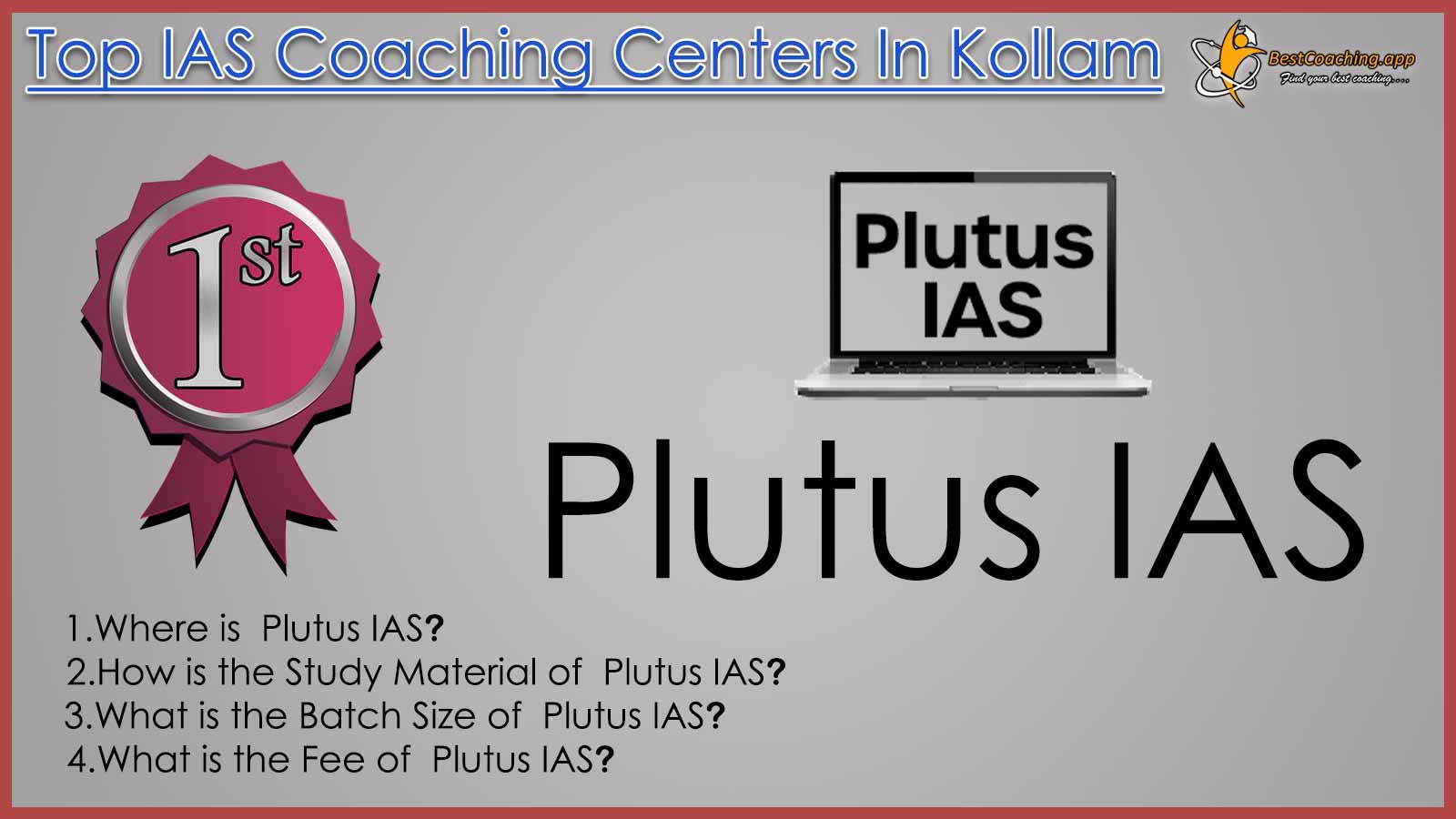 Rank 1 Best IAS Coaching in Kollam