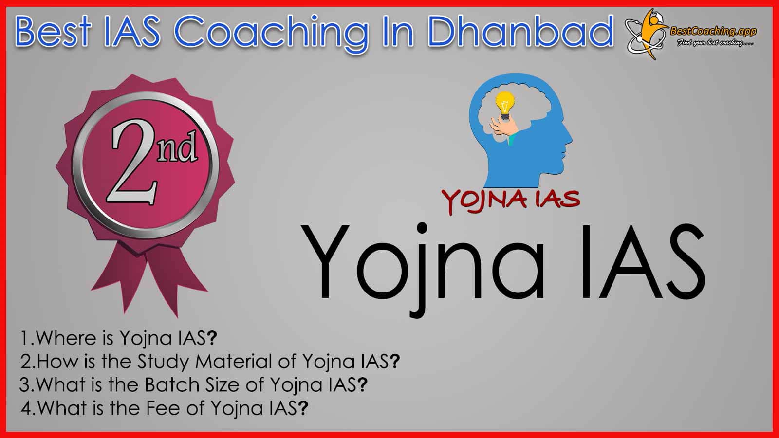Rank 2 Best IAS Coaching In Dhanbad