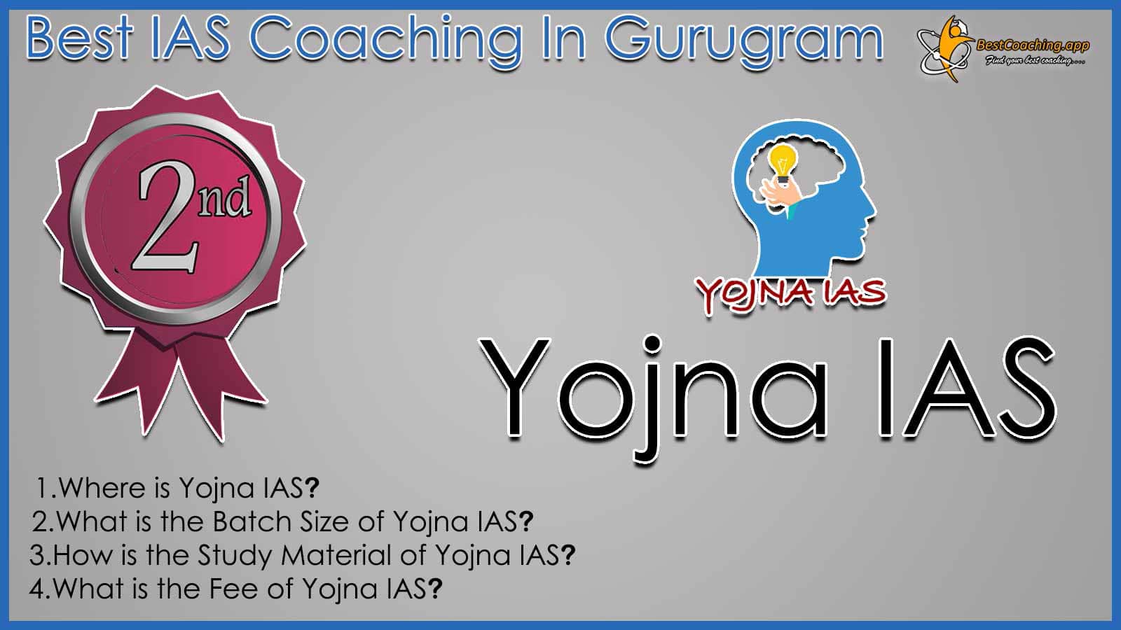 Rank 2 Top IAS Coaching in Gurugram