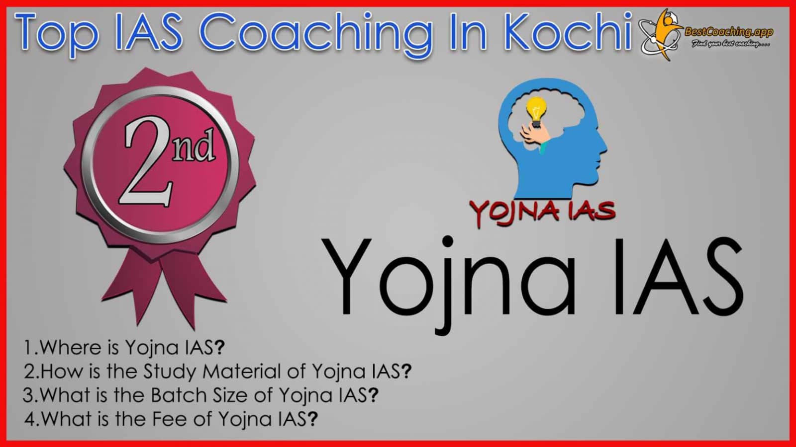 Rank 2 Top IAS Coaching in Kochi