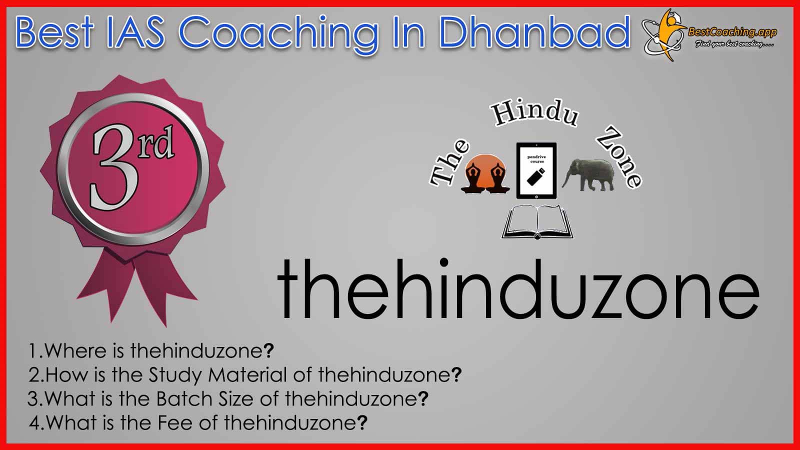 Rank 3 Best IAS Coaching In Dhanbad