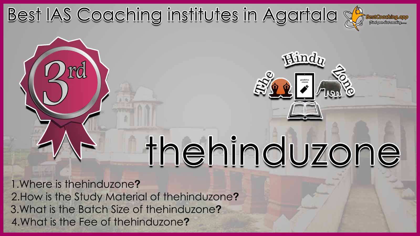 Rank 3 Best IAS Coaching in Agartala