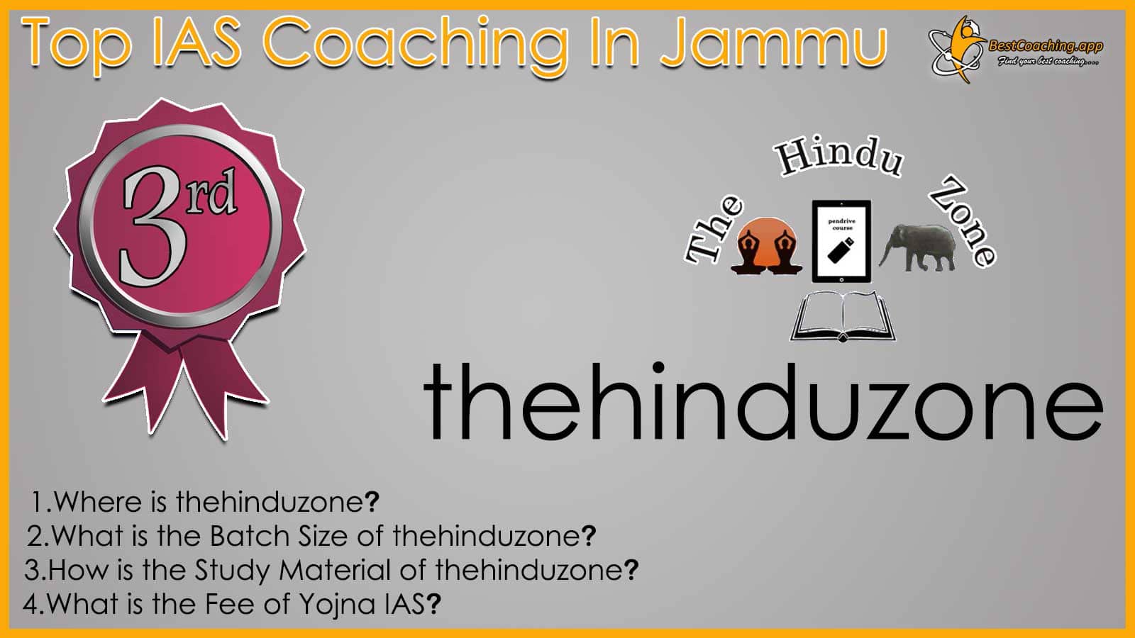 Rank 3 Best IAS Coaching in Jammu