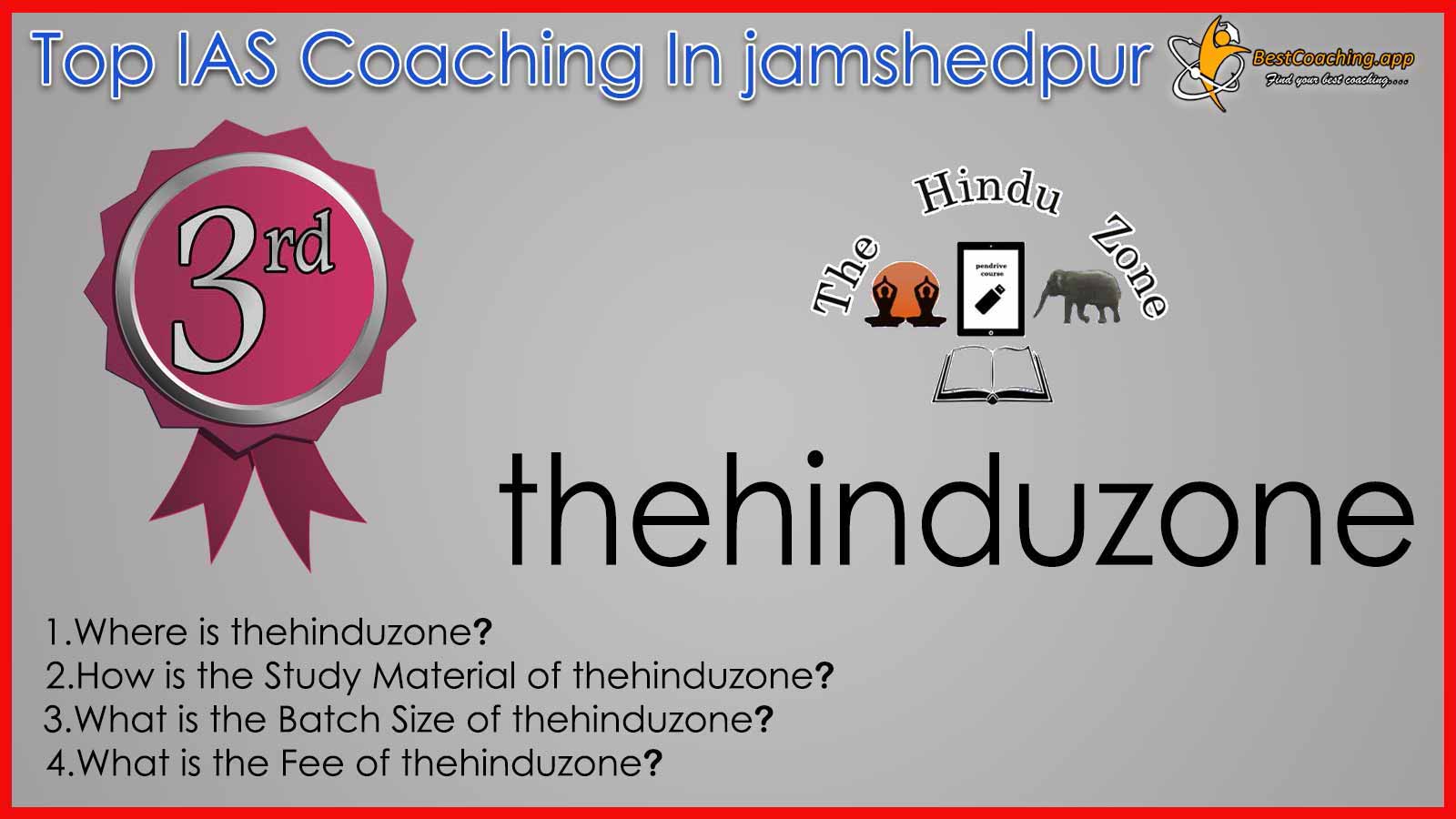 Rank 3 Best IAS Coaching in Jamshedpur