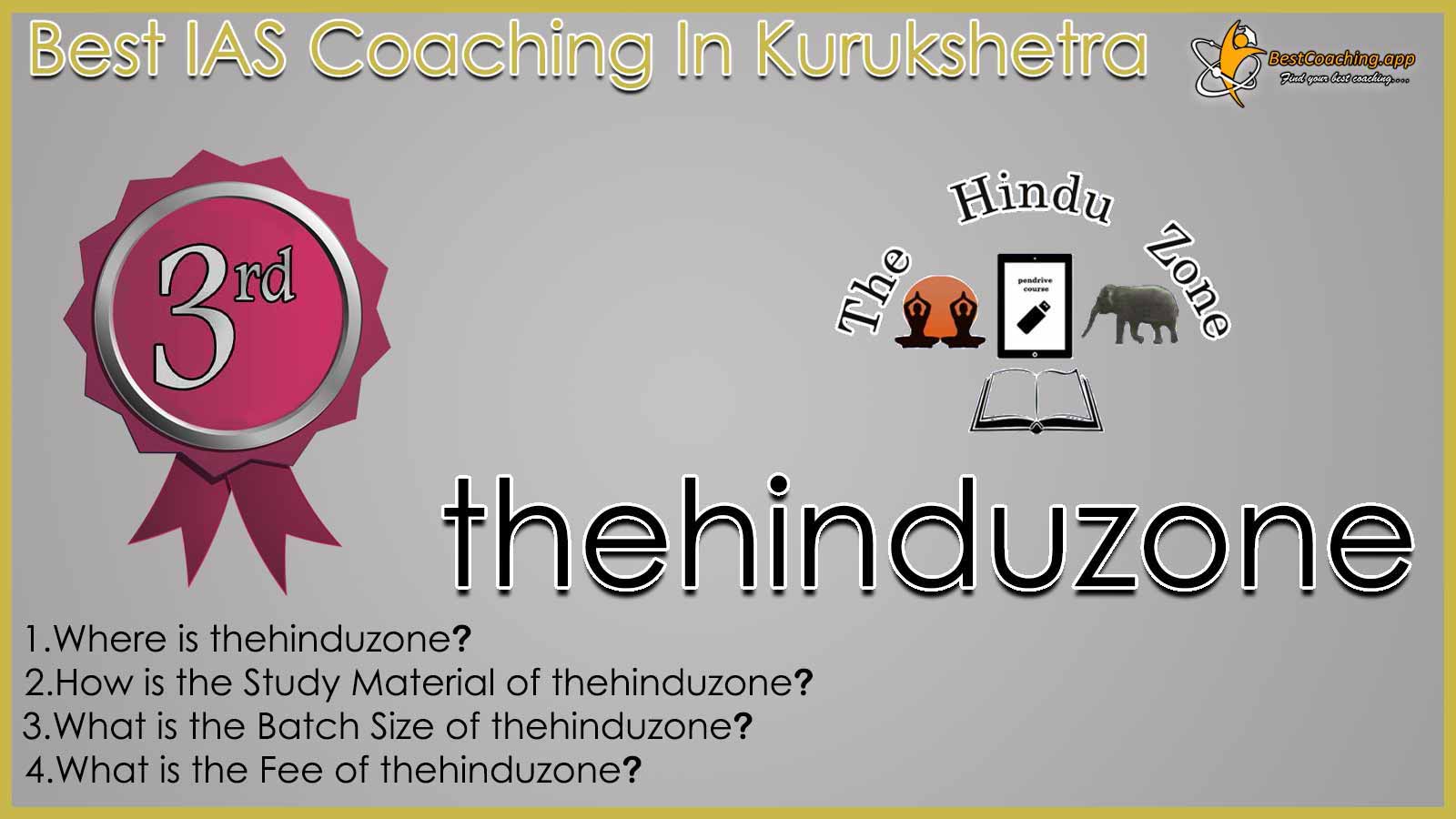 Rank 3 Best IAS Coaching in Kurukshetra