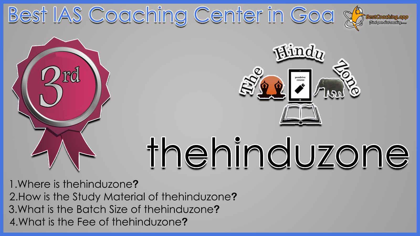 Rank 3 Top IAS Coaching in Goa