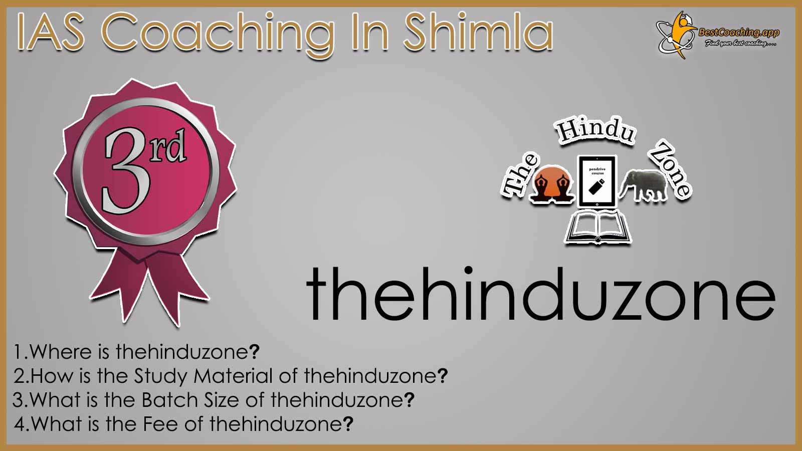 Rank 3 Top IAS Coaching in Shimla