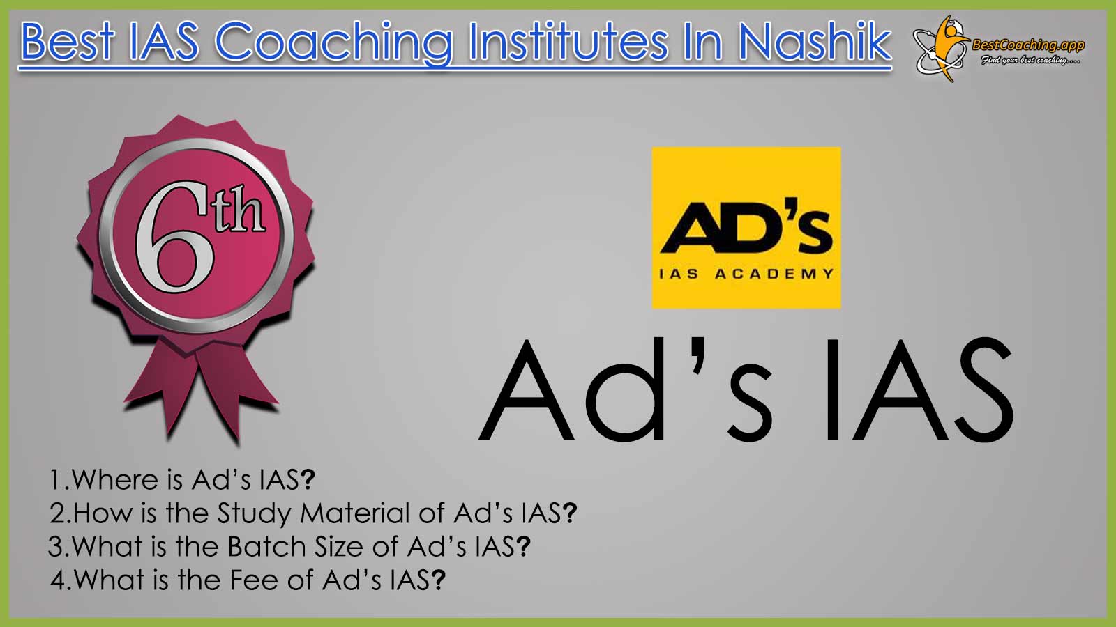 Best IAS Coaching in Nashik