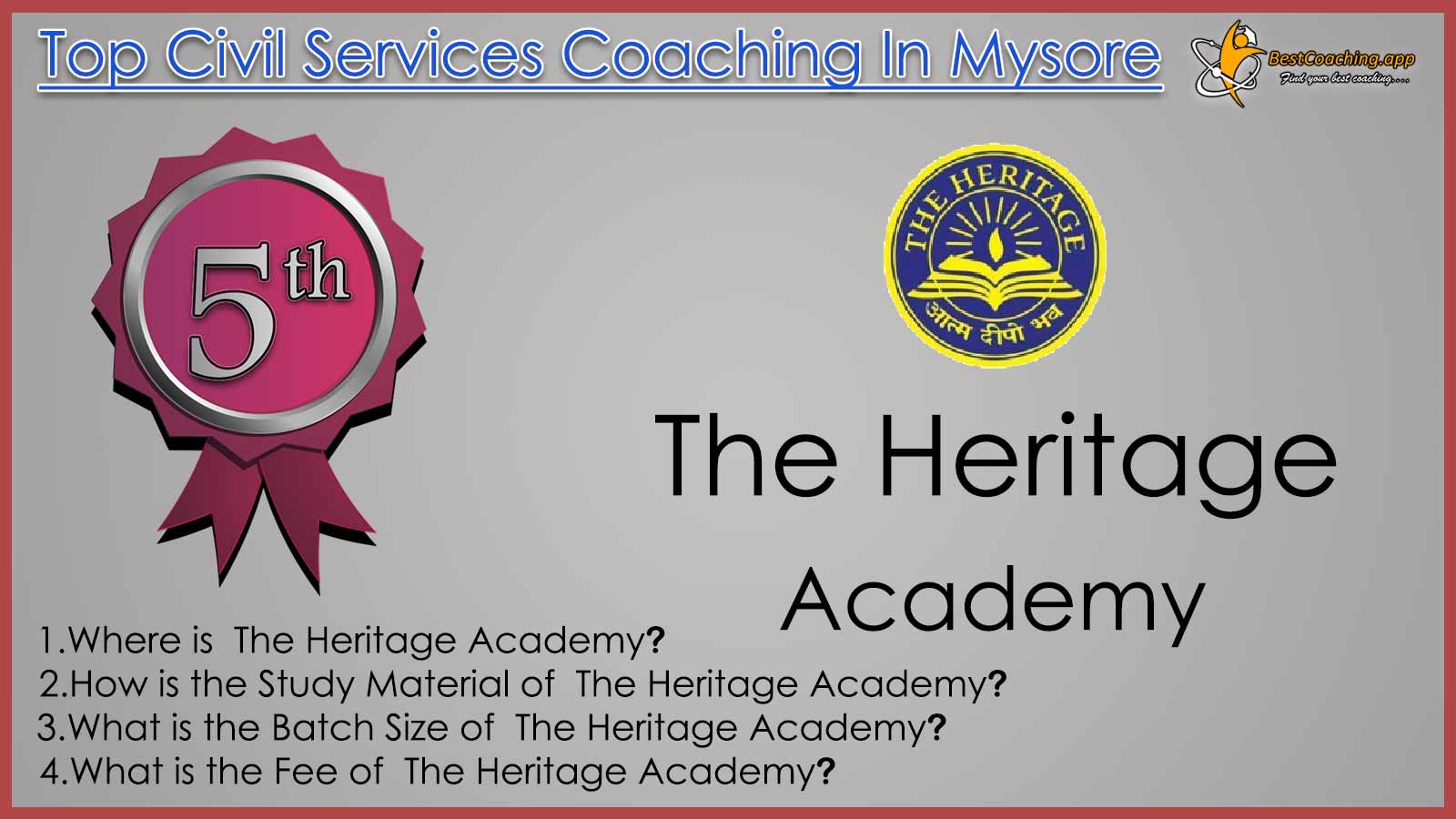 The Heritage Academy