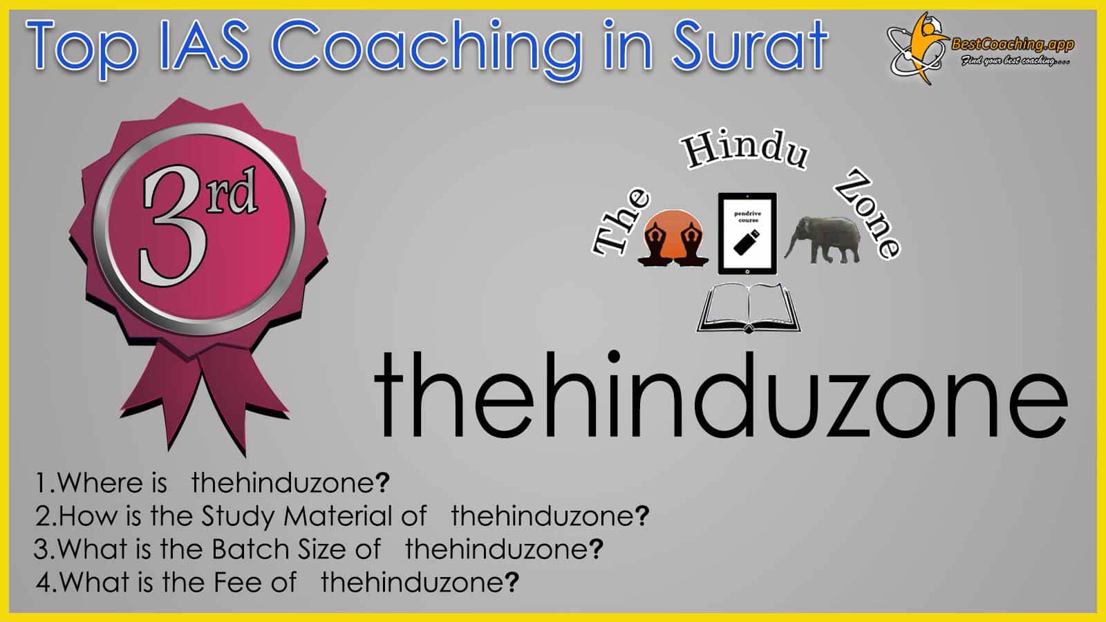 Rank 3 Best IAS Coaching in Surat