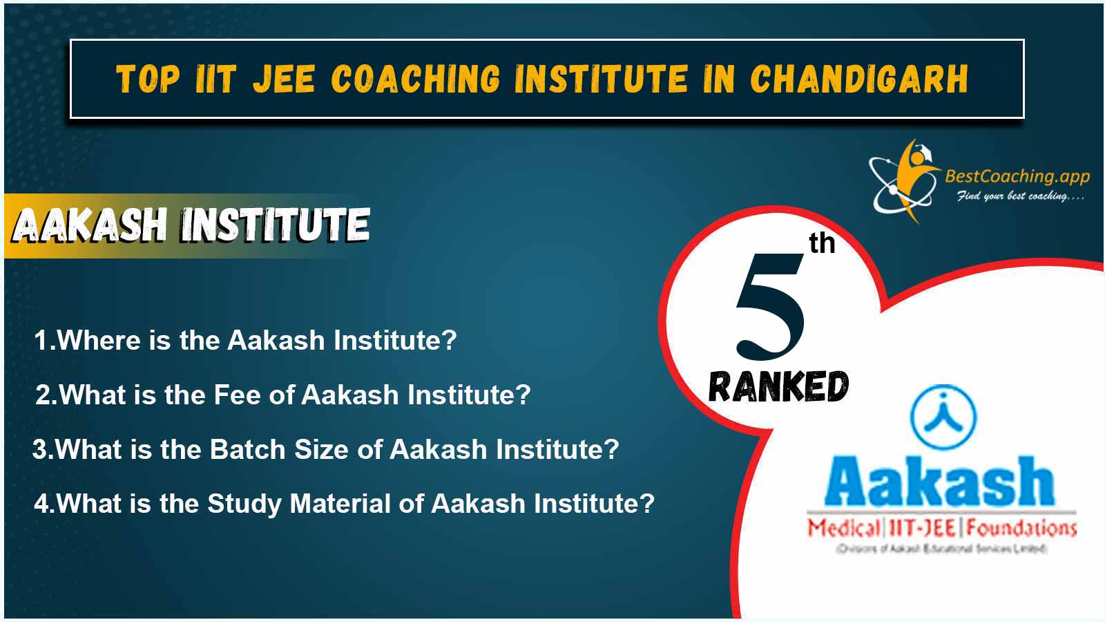 Top IIT JEE Coaching Centers In Chandigarh