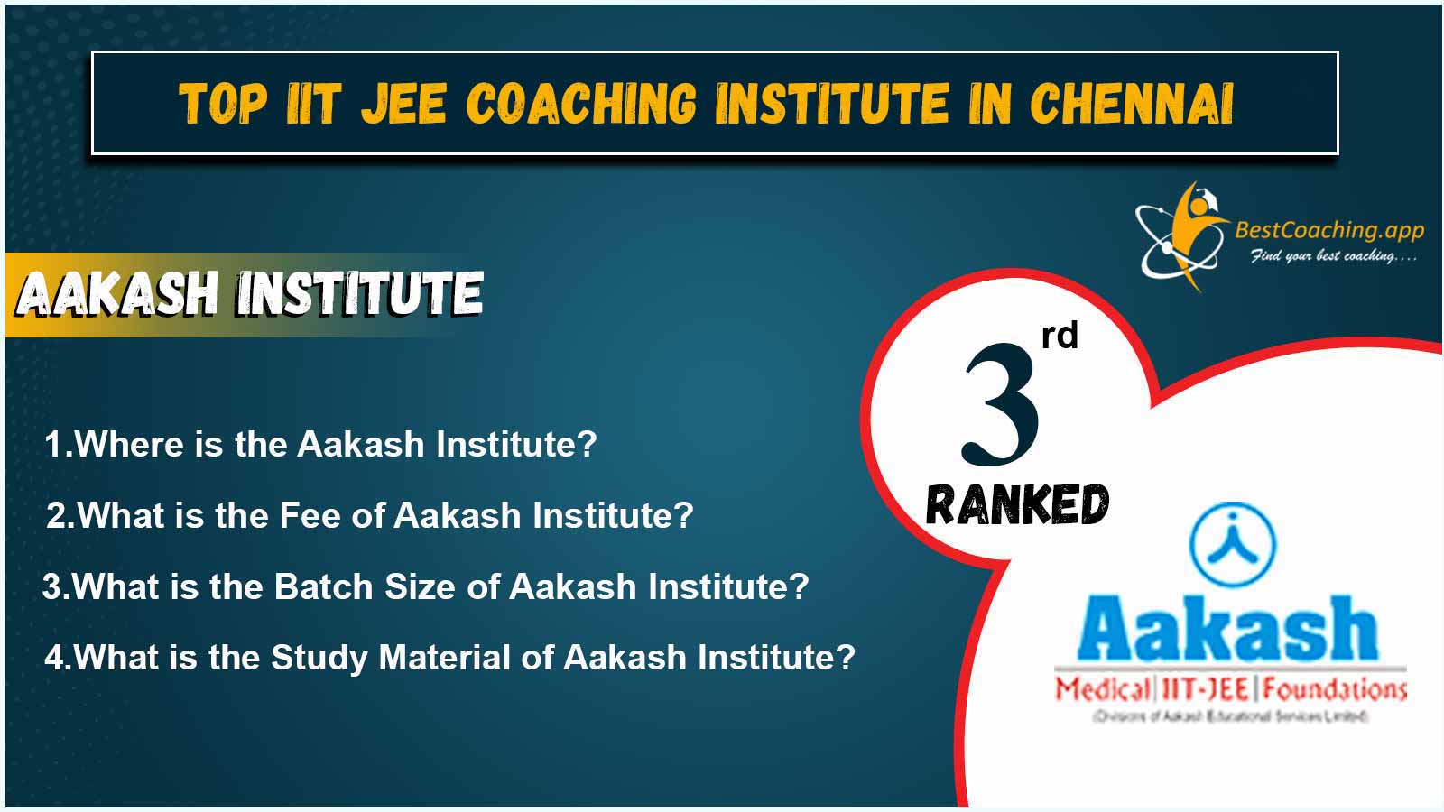 IIT JEE Coaching Institute in Chennai