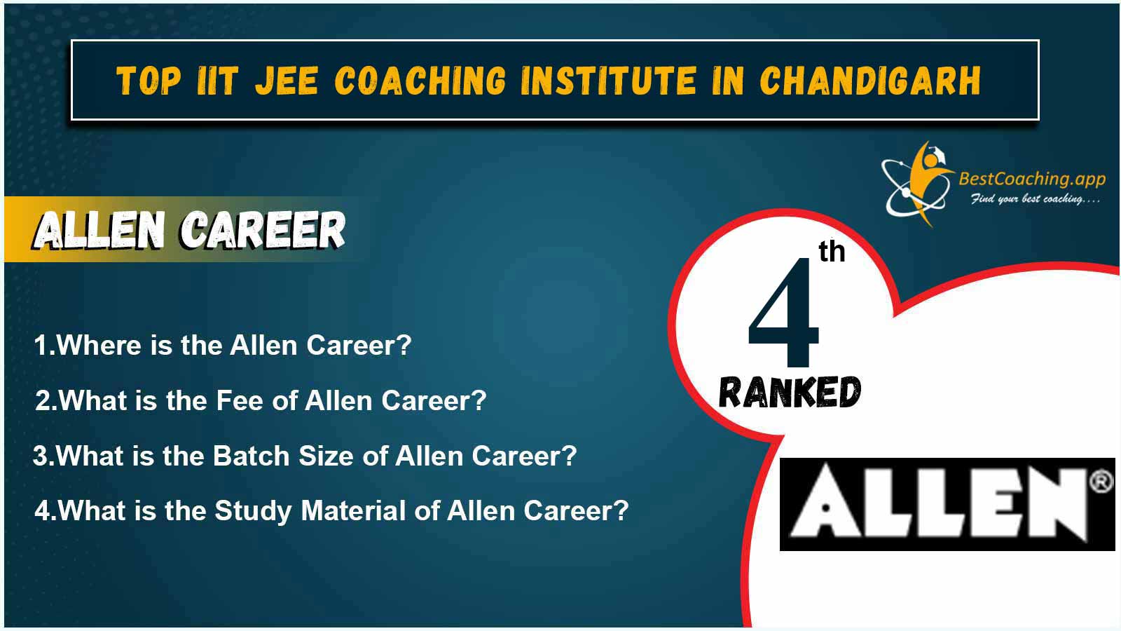 Top IIT JEE Coaching Institute In Chandigarh