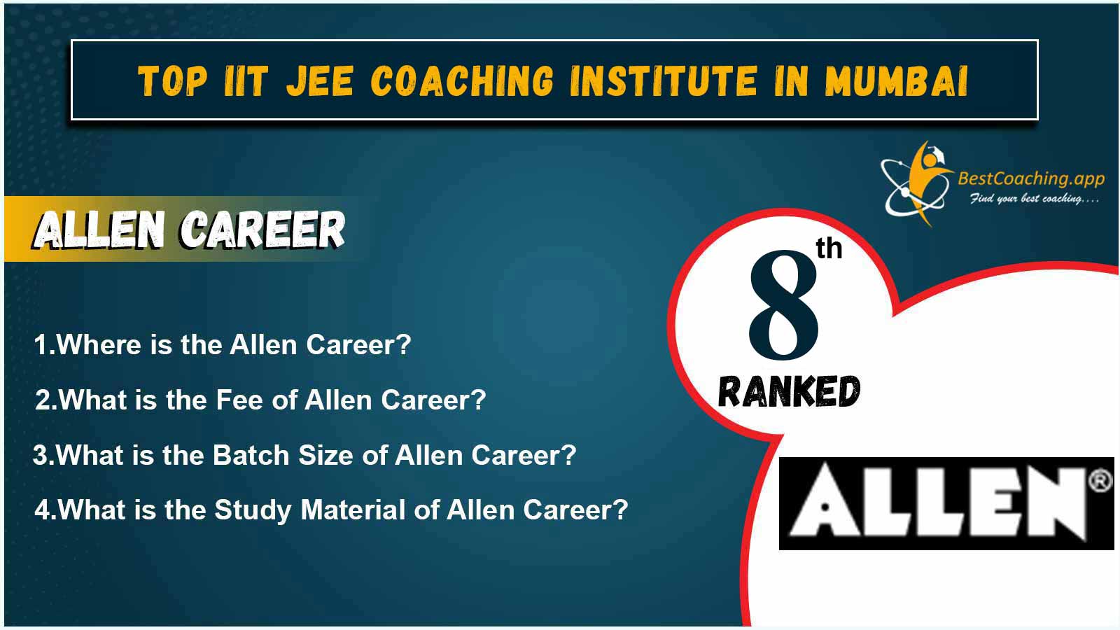 Top IIT JEE Coaching Institute In Mumbai