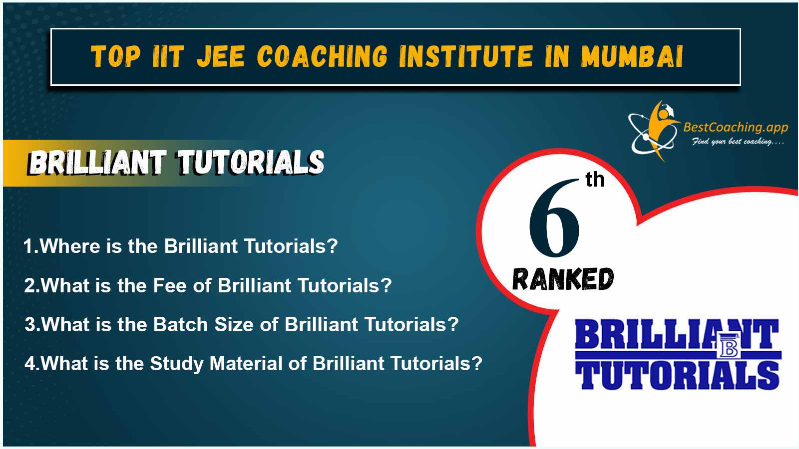 Best IIT JEE coaching institute in Mumbai