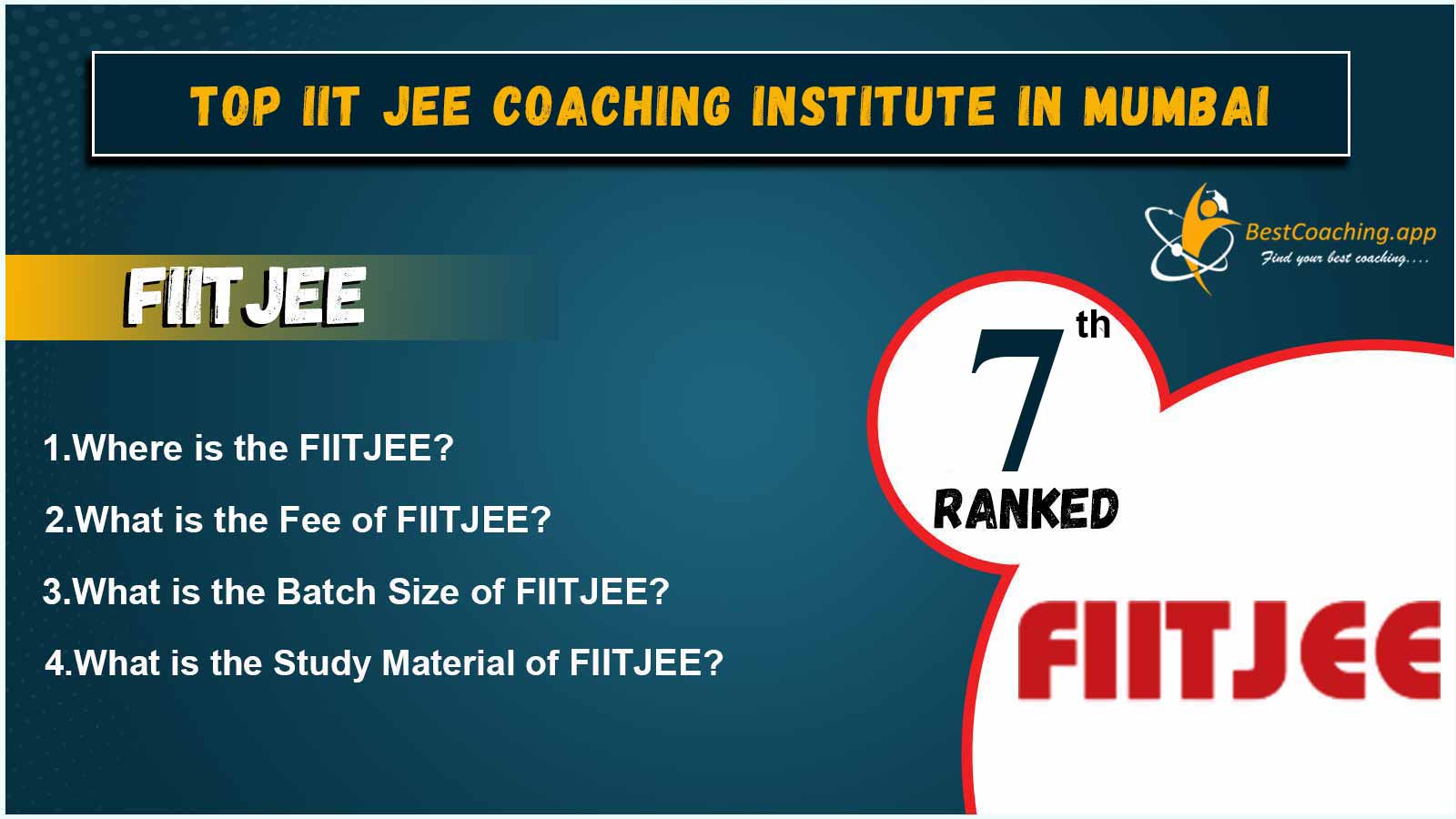 IIT JEE Coaching of Mumbai