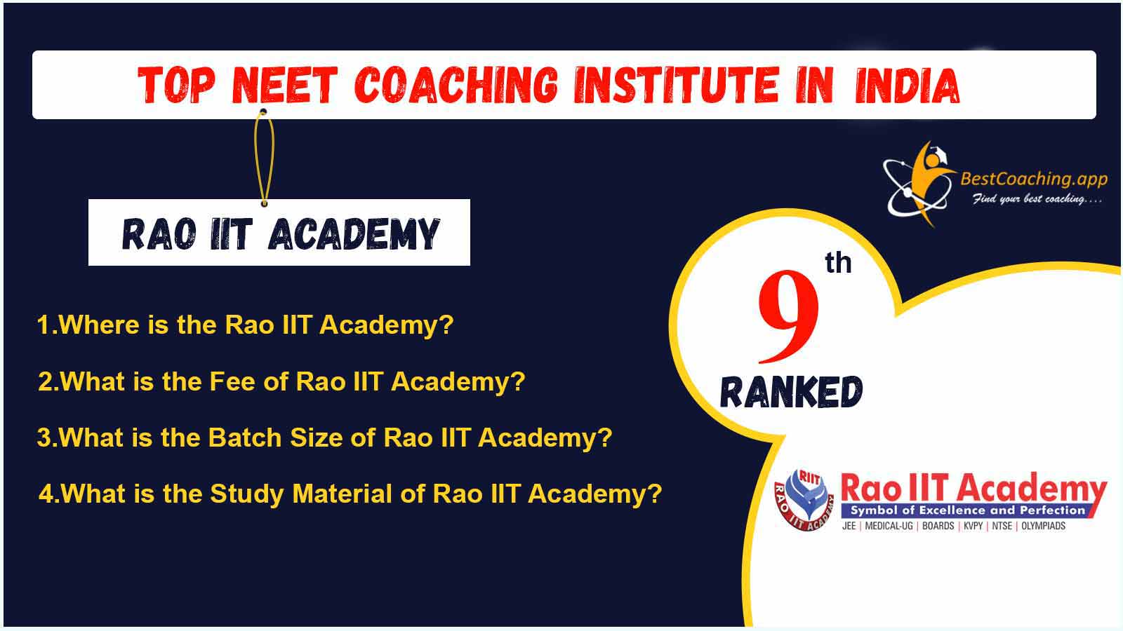 Top NEET Coaching of India