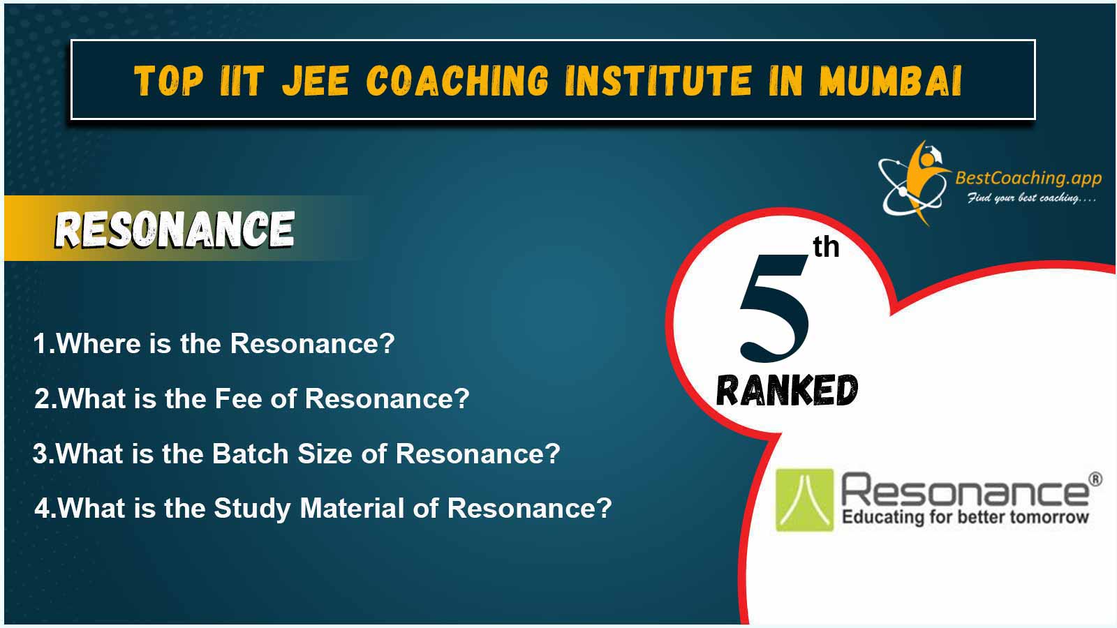Best IIT JEE Coaching of Mumbai