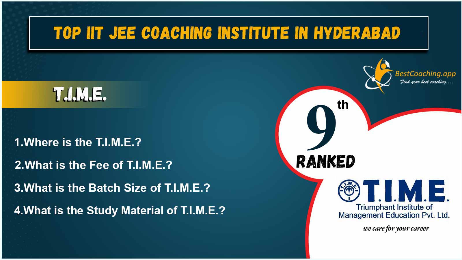 Top IIT JEE Coaching In Hyderabad
