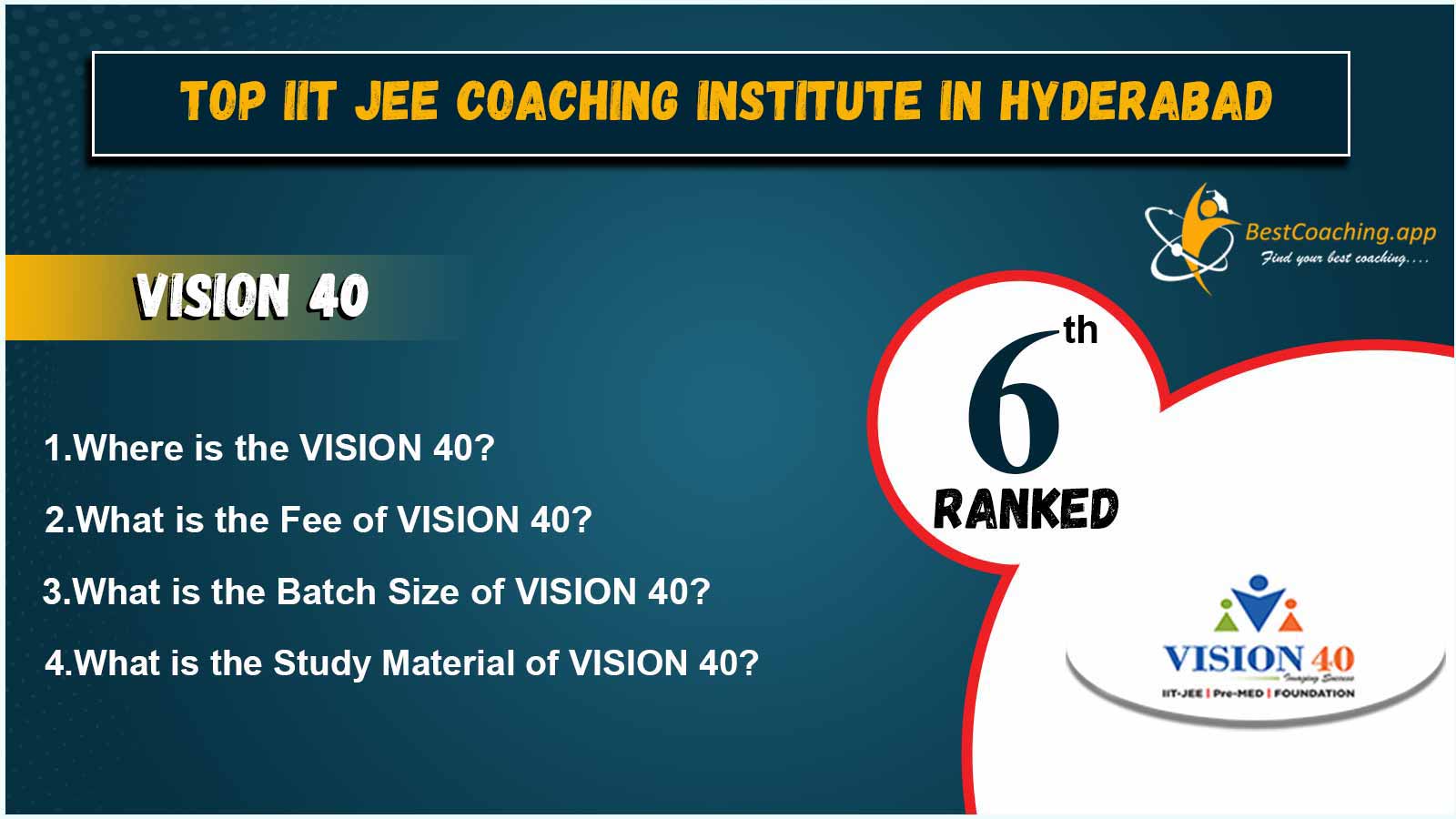 Best IIT JEE Coaching in Hyderabad