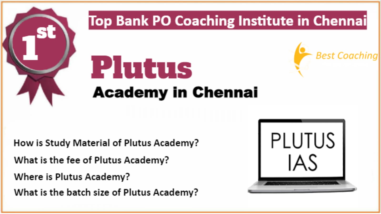 Rank 1 Best Bank PO Coaching In Chennai