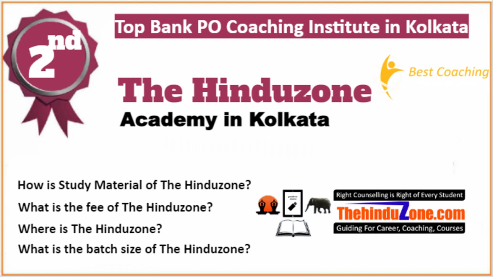 Rank 2 Best Bank PO Coaching In Kolkata