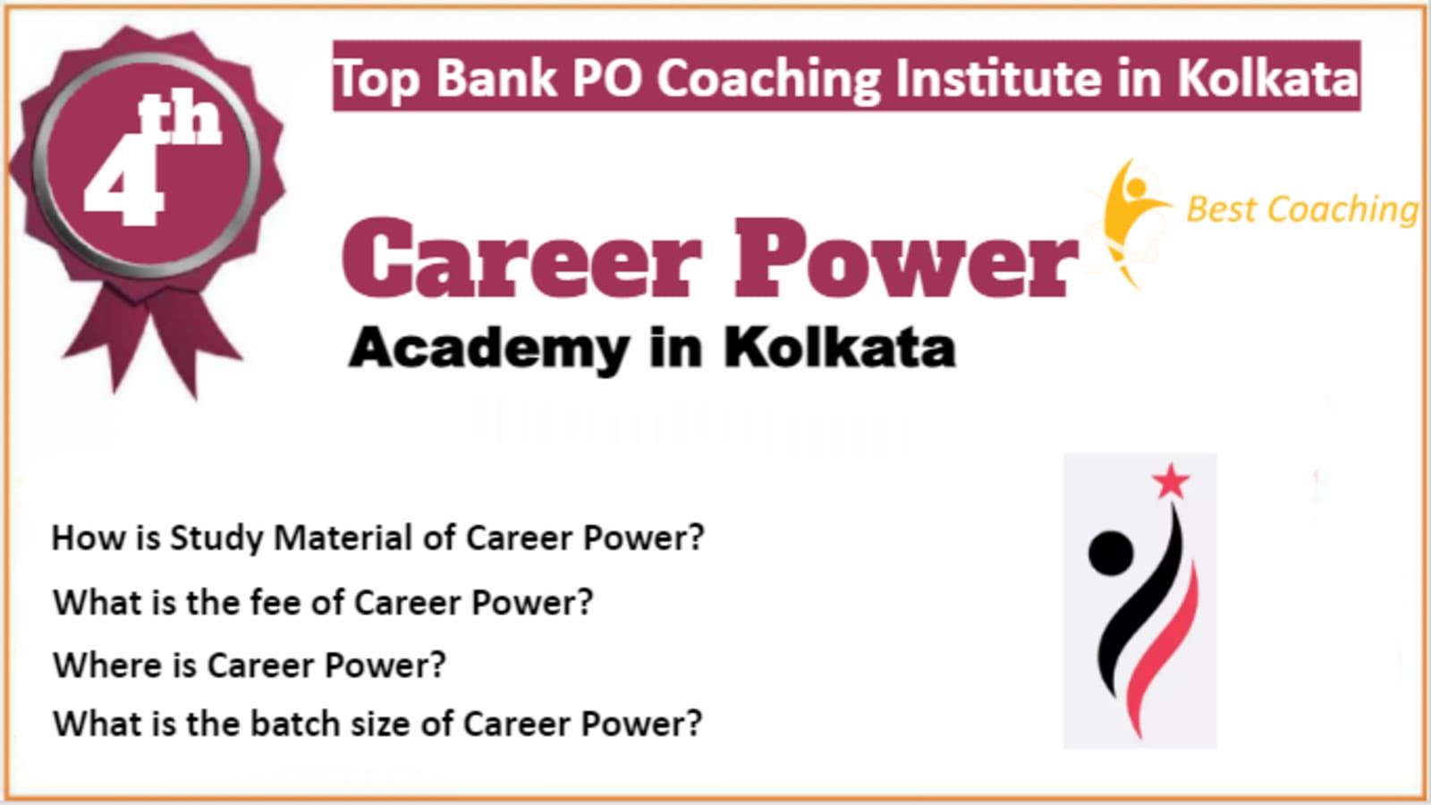 Rank 4 Best Bank PO Coaching In Kolkata
