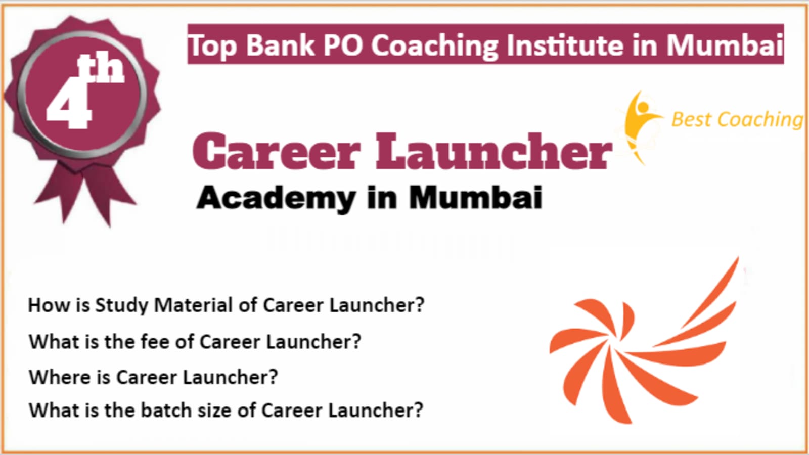 Rank 4 Best Bank PO Coaching In Mumbai