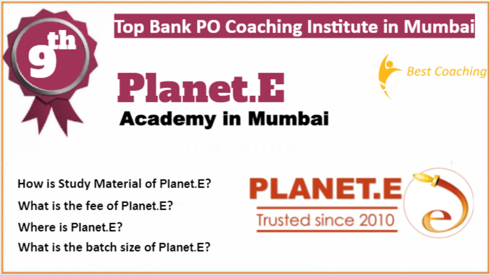 Rank 9 Best Bank PO Coaching In Mumbai