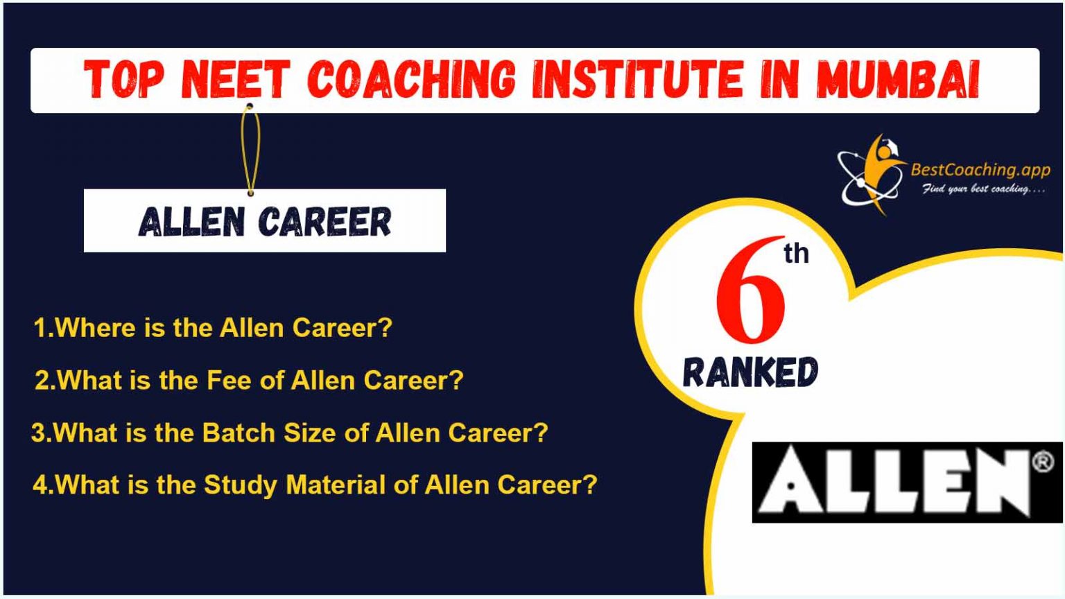 Top 10 NEET Coaching Institute In Mumbai | List Updated 2021