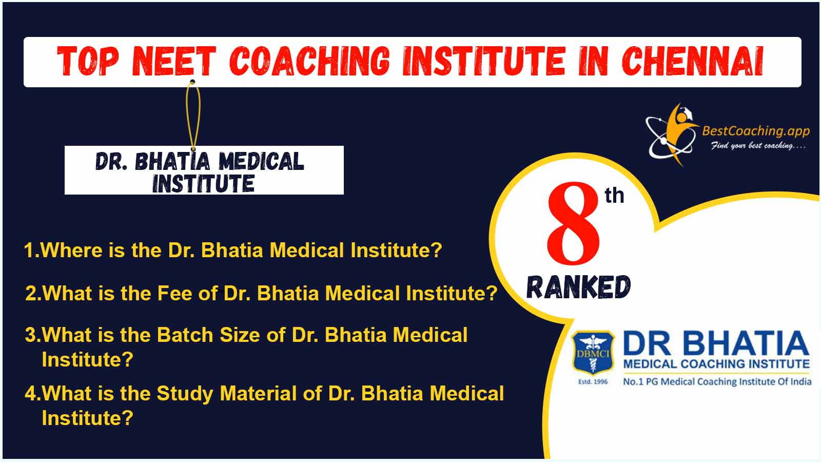 Top Neet Coaching Centers In Chennai