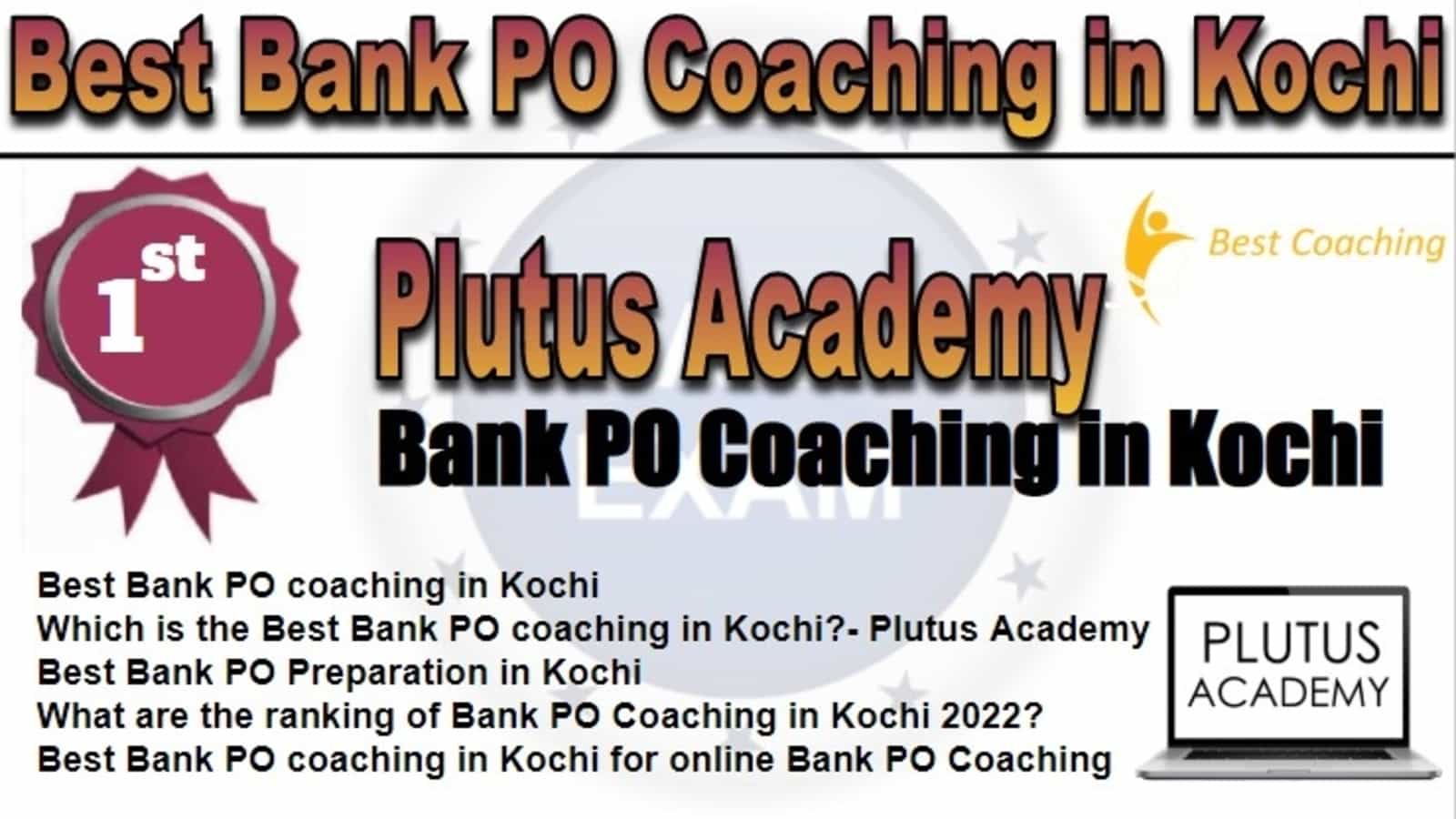 Rank 1 Best Bank PO Coaching in Kochi