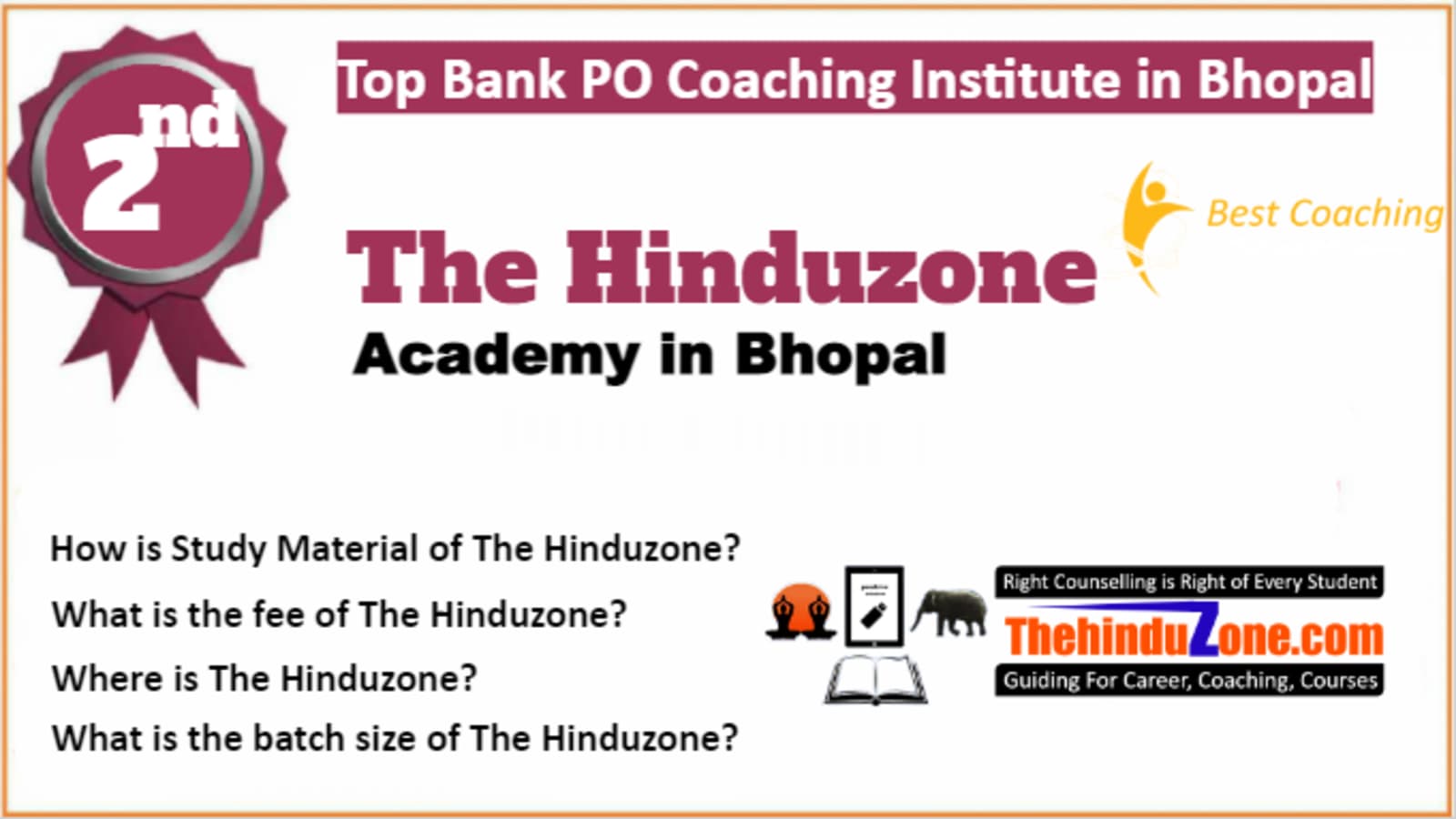 Rank 2 Best Bank PO Coaching in Bhopal