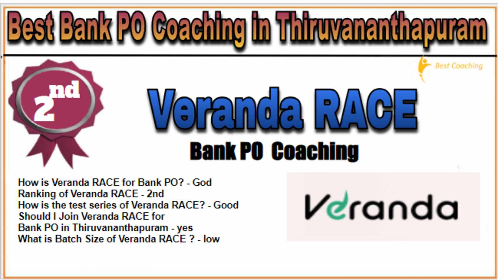 Rank 2 Top Bank Coachings in Thiruvananthapuram