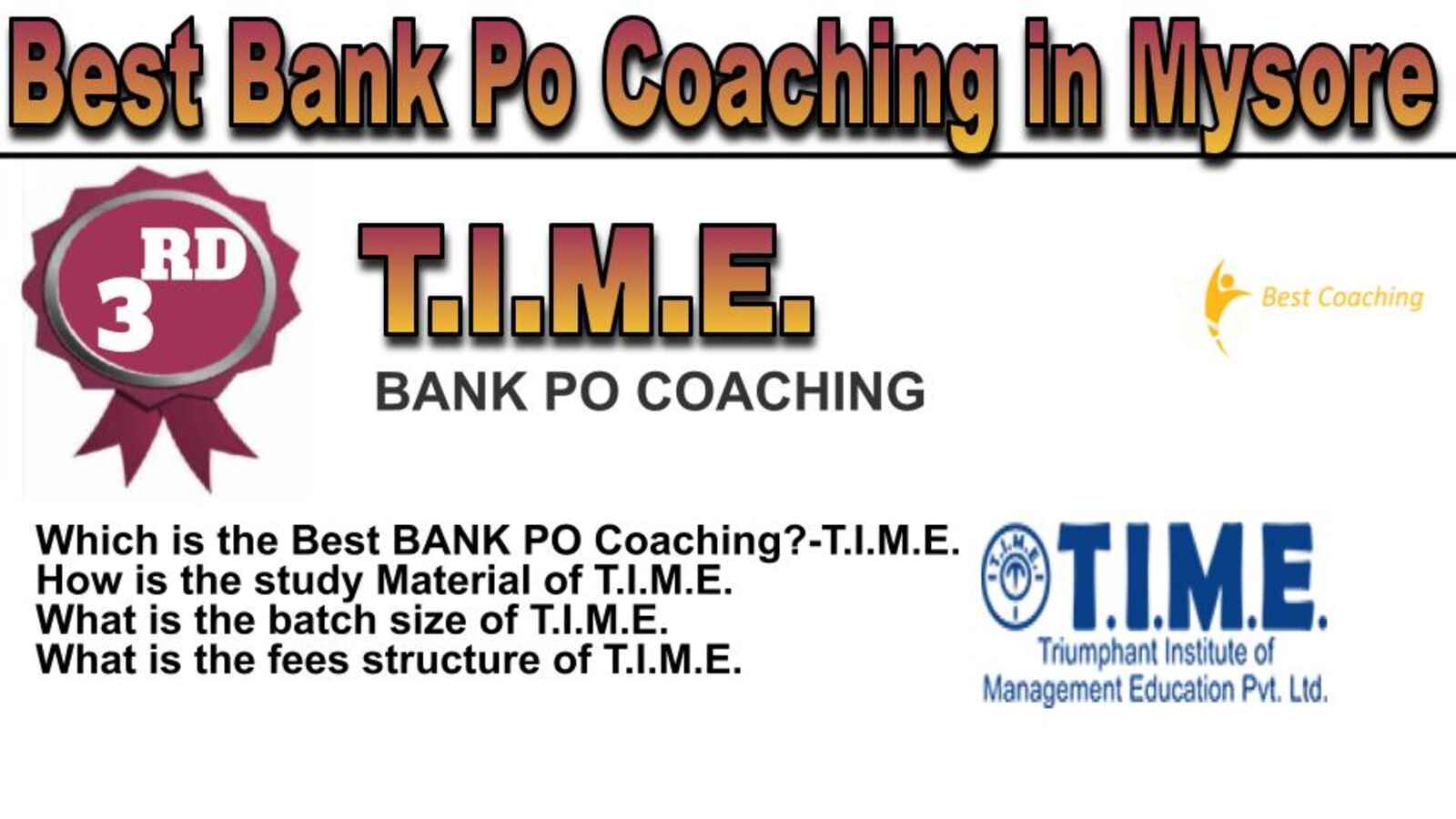 Rank 3 best bank po coaching in Mysore Rank 3 best bank po coaching in Mysore