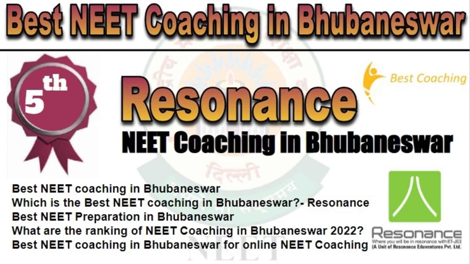 Rank 5 Best NEET Coaching in Bhubaneswar